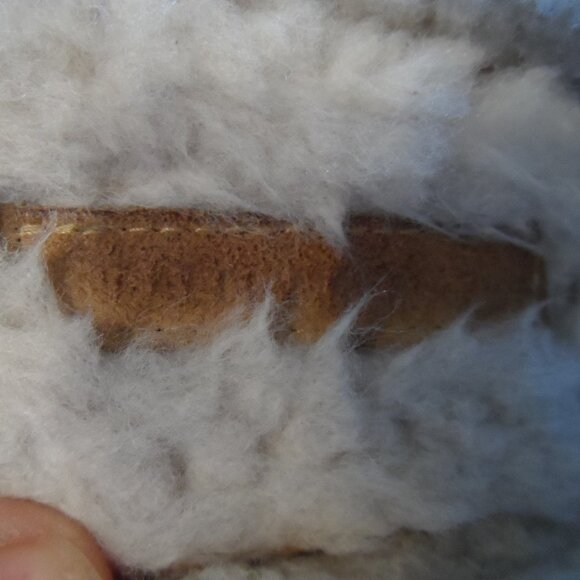 Isabel Marant Beige Suede Calfskin Wedge Mules w/Lamb Shearling Lining Size 39 - Picture 9 of 15